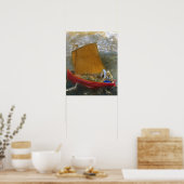 Redon - Das Gelbe Segel Poster (Küche)