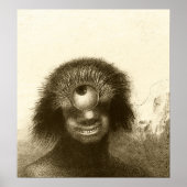 Redon - Deformiertes Polyp (lächelnder hideous cyc Poster (Vorne)