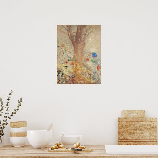 Redon - Der Buddha Poster (Küche)