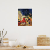 Redon - Die rote Sphinx Poster (Küche)
