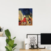 Redon - Die rote Sphinx Poster (Heimbüro)