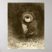 Redon - Erste Vision versucht in Blume 1883 Poster (Vorne)