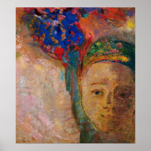 Redon - Gedanke 1905 Poster