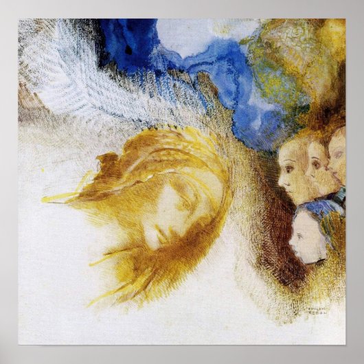 Redon - Hommage an Leonardo da Vinci Poster (Vorne)