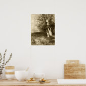 Redon - Landschaft 1880 Poster (Küche)