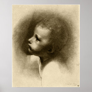 Redon - Leiter von Saint John Baptist Poster