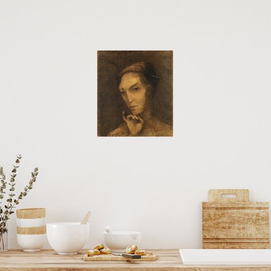 Redon - Mephistopheles Poster (Küche)