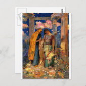 Redon - Mystische Konversation Postkarte (Vorne/Hinten)