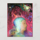 Redon - Profil zu Roten Meanders Postkarte (Vorderseite)