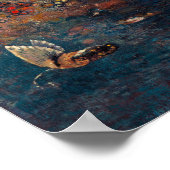 Redon - Schmetterlinge Poster (Ecke)