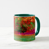 Redon - Sonnenuntergang, bunte Kunstwerke Tasse (VorderseiteRechts)