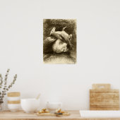 Redon - The Impotentent Wing (Animal Black Space) Poster (Küche)