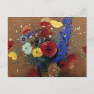 Redon: Wilde Blume, C1912 Postkarte
