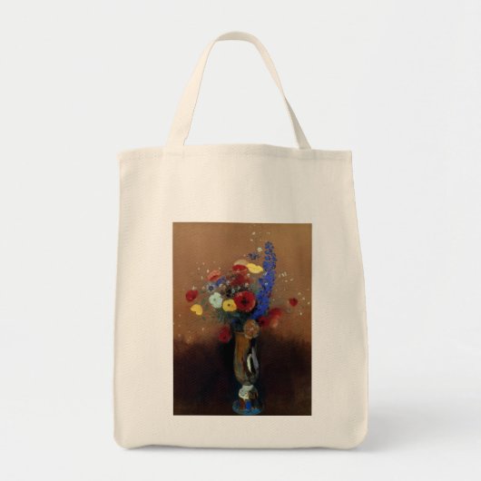 Redon: Wilde Blumen, C1912 Tragetasche (Vorne)