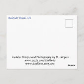 REDONDO BEACH #4 POSTCARD POSTKARTE (Rückseite)