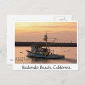 Redondo Beach, California Postkarte (Vorne/Hinten)
