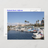Redondo Beach California Postkarte (Vorne/Hinten)