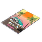 Redondo Beach LA Reiseplakat Notizblock (Linke Seite)