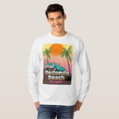 Redondo Beach LA Reiseplakat T-Shirt (Vorne ganz)