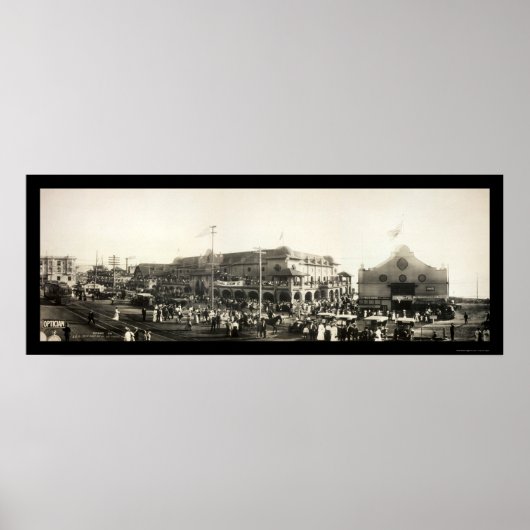 Redondo Beach People Foto 1910 Poster (Vorne)