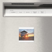 Redondo Beach Sunset Lifeguard Stuhl 01 Magnet (In Situ (Geschirrspüler))