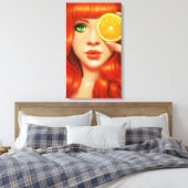 RedOrange Leinwanddruck (Insitu (Schlafzimmer))