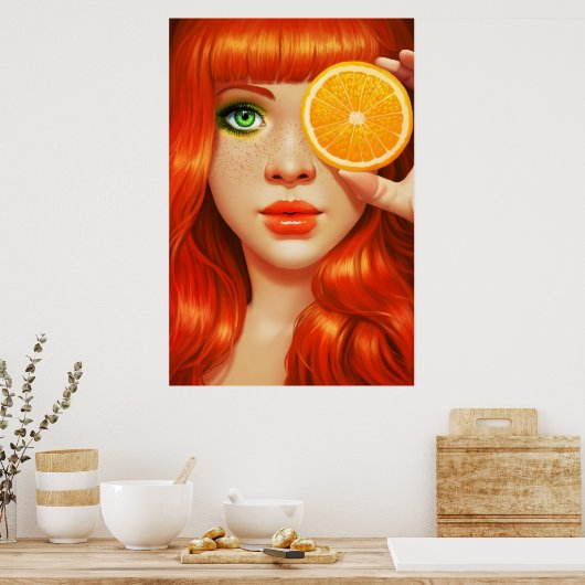 RedOrange Poster (Küche)