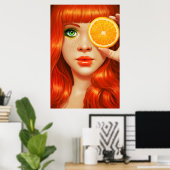 RedOrange Poster (Heimbüro)
