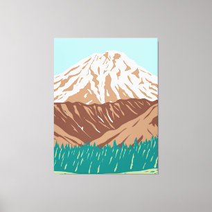 Redoubt Volcano Leinwanddruck