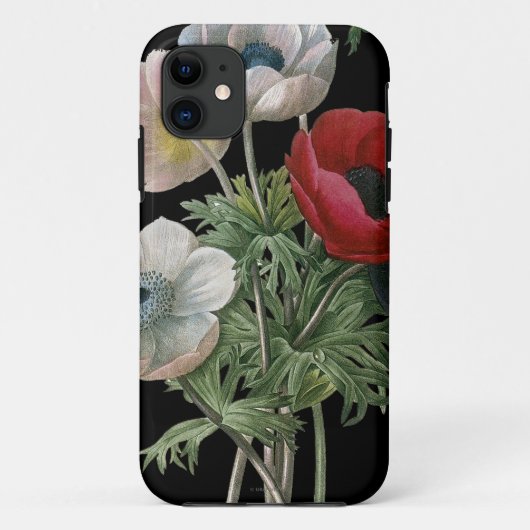 Redoute: Anemone, 1833 Case-Mate iPhone Hülle (Rückseite)