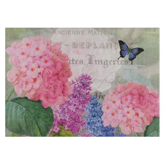 Redoute Blume Rectangle Cutting Board Schneidebrett (Vorderseite)