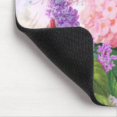 Redoute Blumen Collage Mauspad (Ecke)
