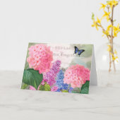 Redoute Flower Garden Grußkarte Karte (Gelbe Blume)