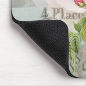 Redoute French Rose Mousepad (Ecke)