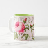 Redoute French Rose Tasse (Vorderseite Links)