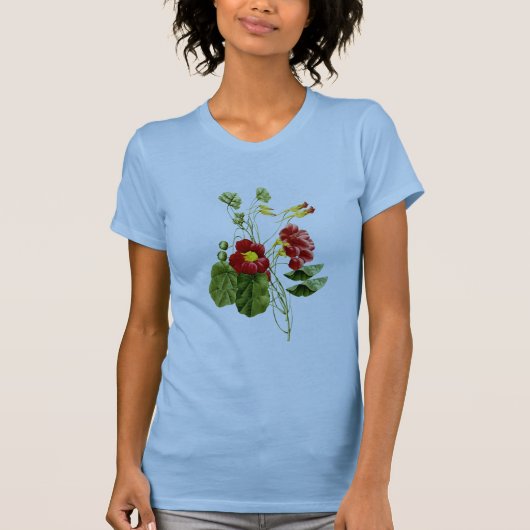 Redoute Kapuzinerkresse T-Shirt (Vorderseite)
