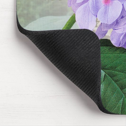Redoute Lila Hydrangea Mousepad (Ecke)