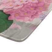Redoute Pink Hydrangea Rectangle Cutting Board Schneidebrett (Ecke)