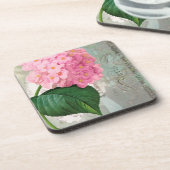Redoute Pink Hydrangea Untersetzer (Linke Seite)