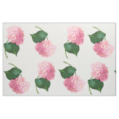 Redoute Pink Hydrangeas Combed Cotton Fabric Stoff (Fat Quarter (45,7 x 55,9 cm))