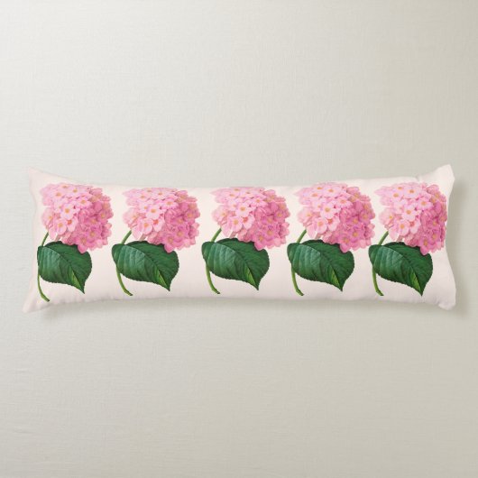 Redoute Pink Hydrangeas Kissen (Vorderseite)