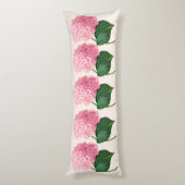 Redoute Pink Hydrangeas Kissen (Rückseite (Vertikal))