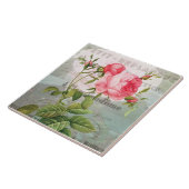 Redoute Pink Roses Keramik Tile Fliese (Seite)