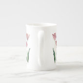 Redoute Pink Tulips China Tasse (Rückseite)