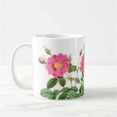 Redoute Pink Wild Rose Kaffee Tasse (Links)