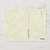 Redoute Red Camellia Botanische Print Postcard Postkarte (Rückseite)