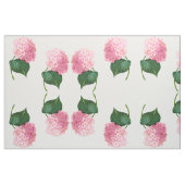 Redoute rosa Hydrangeas kämmten Baumwollgewebe Stoff (Yard (91,4 cm))