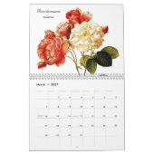 Redouté Rosen 2015 Kalender (Mär 2027)