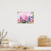 Redoute Vintag Blume Poster (Küche)