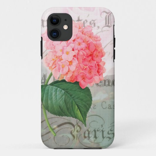 Redoute Vintag Hydrangea French iPhone 5/5S Case (Rückseite)
